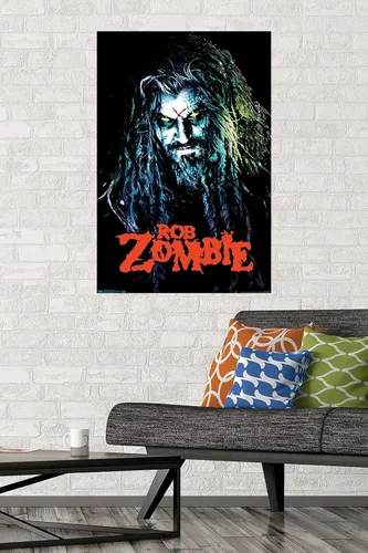 Vista 2 de Trends International Rob Zombie - Póster de pared Hellbilly, 22.375 x 34 pulgadas, versión premium sin marco