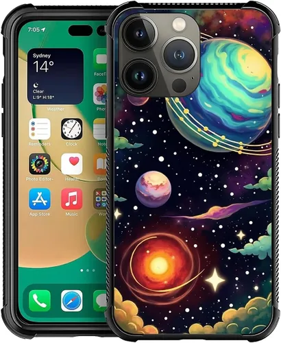 Vista 37 de Funda compatible con iPhone 13 Mini, diseño de elefantes africanos, a prueba de golpes, antiarañazos, carcasa trasera de policarbonato duro