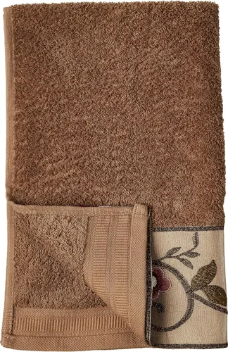 Vista 2 de Popular Bath Toallas de baño, colección Larissa, juego de 3 piezas, diseño rosa