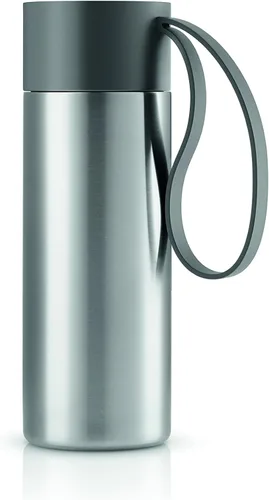 Vista 5 de Eva Solo Taza aislada de acero inoxidable de 11.8 fl oz, gris medianoche, 8.1 x 3.1 x 3.1 in