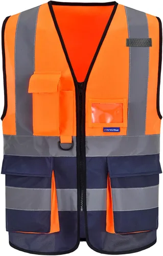 Vista 15 de XS Chaleco de seguridad negro para mujer XS