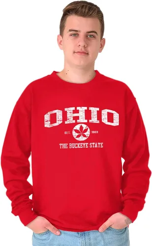 Vista 6 de Ohio Pride Hometown Orgullo OH Local Womens Crew Sudadera
