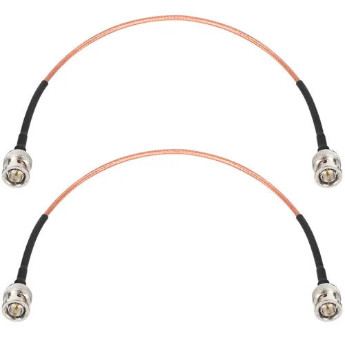 Vista 11 de XRDS -RF 2 piezas de cable SDI de 1 pie, cables de puente HD-SDI BNC macho de 75 ohmios RG179 para cámara de video BMCC
