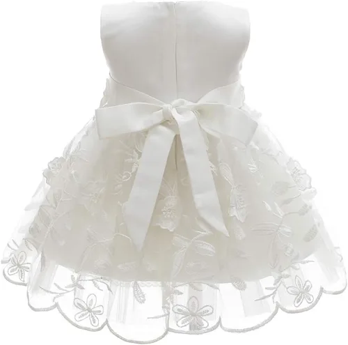 Vista 3 de Moon Kitty Vestidos bordados para bautizo, para ocasiones especiales, para niñas
