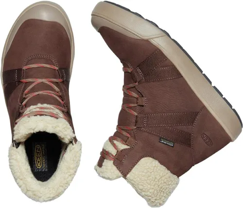Vista 3 de KEEN Botas Elle de invierno con aislamiento impermeable a media pantorrilla para mujer