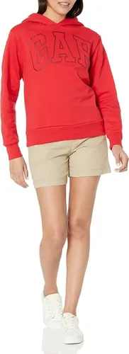 Vista 4 de GAP Sudadera con capucha con forro Sherpa con logotipo para mujer