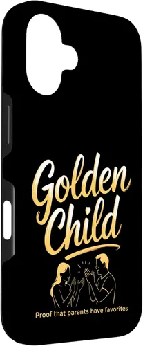 Vista 3 de Golden Child Mom's Favorite Gifted Kids Sibling Rivalry Art Case for iPhone 16