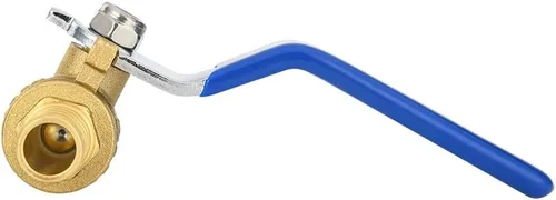 Vista 6 de Paquete de 12 válvulas de bola PEX de latón de 1/2 pulgada, conexión Pex de púas, válvula de cierre de parada de agua de puerto completo, niveles