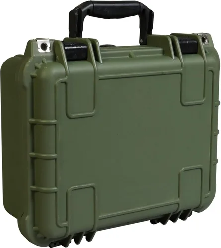 Vista 12 de Jack Boss Estuche rígido, 14 x 11.5 x 6.5 pulgadas, portátil, resistente al clima, impermeable, funda protectora para cámara con espuma Negro