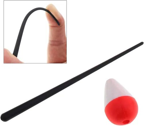 Vista 5 de Flotador de espuma dura a presión rojo y blanco para Crappie, Panfish, Walleyes, 14
