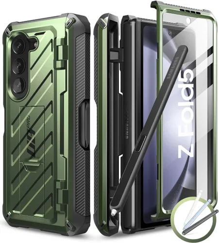 Vista 12 de SUPCASE Unicorn Beetle Pro Series - Funda para Samsung Galaxy Z Fold 3 5G (2021), carcasa resistente de doble capa de cuerpo completo con protector