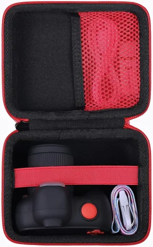 Vista 2 de khanka Funda de transporte rígida de repuesto para cámara MOREXIMI para niños, cámara digital, solo funda (negro)