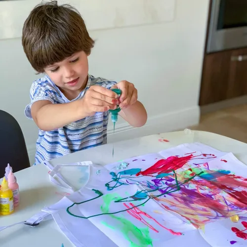 Vista 7 de I Love To Create Scribbles pintura 3D para tela 1 onza 20/Pkg