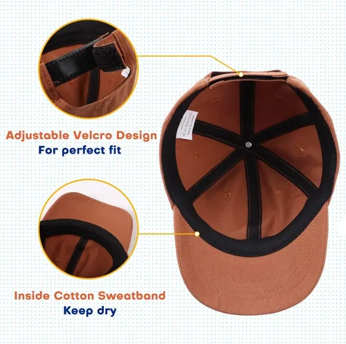 Vista 61 de Peecabe Gorra de béisbol para niños pequeños, unisex, de algodón, ajustable, para bebés, niños, gorra de béisbol para niñas de 1 a 5 años