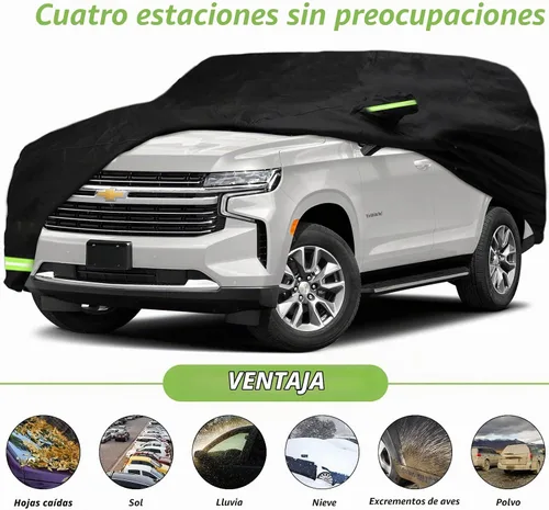 Vista 3 de YIXIN Funda impermeable para automóvil Chevrolet Tahoe/GMC Yukon/Cadillac Escalade 2007-2026, ajuste personalizado, correa 100% impermeable
