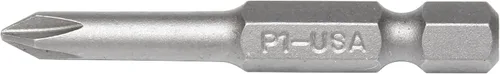 Vista 2 de Mayhew Tools 19213-10 USA Phillips Power Bit, n.º 1 x 2 pulgadas, paquete de 10