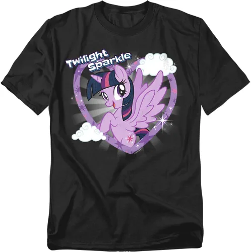 Vista 10 de Popfunk Camiseta y calcomanías clásicas de My Little Pony: Friendship is Magic Twilight Sparkle A. Púrpura
