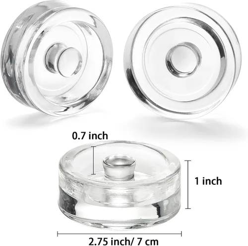 Vista 2 de TOPZEA Paquete de 9 vasos de fermentación con mango de fácil agarre, para tarros Mason de boca ancha, tapas de fermentación pesada, kit