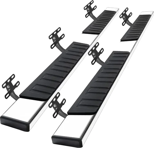 Vista 18 de COMNOVA - Estribos de 6 pulgadas para Dodge Ram 1500 Crew Cab 2009-2018 (incluido el modelo clásico 2019+), Ram 2500 3500 10-26, estribos y Negro