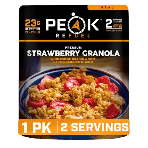 Vista 39 de Goulash de búfalo americano 45g protein, 740 calories, ground bison goulash, 2 servings, 4.94 oz pouch, 6 oz water, ready in 10 minutes, made in