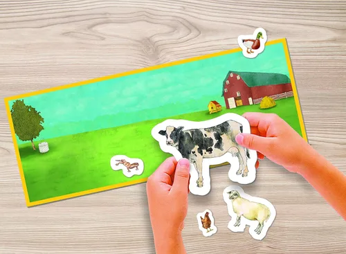 Vista 3 de Clementoni 16100 16100-Montessori-Animales, Juego Educativo, Multicolor