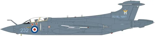 Vista 9 de Airfix Blackburn Buccaneer S 2C/D 1:48 Kit de modelo de plástico de aviación militar A12012