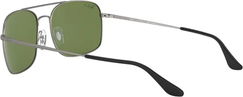Vista 5 de Ray-Ban Rb3611 - Gafas de sol cuadradas de metal gris 60 mm