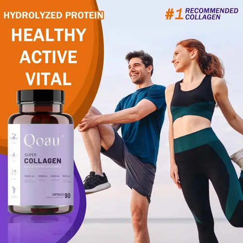 Vista 7 de Péptidos multicolágeno 11 en 1 Apoyo para las articulaciones, recuperación muscular y alivio del estrés Cápsulas de colágeno hidrolizado