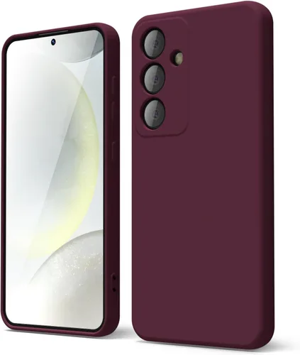 Vista 334 de oakxco Funda para teléfono Samsung Galaxy S8 de silicona líquida, delgada y fina de gel de goma suave TPU cubierta protectora simple llana