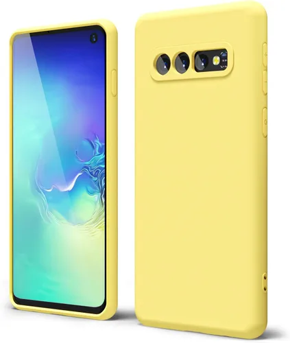 Vista 321 de oakxco Funda para teléfono Samsung Galaxy S8 de silicona líquida, delgada y fina de gel de goma suave TPU cubierta protectora simple llana