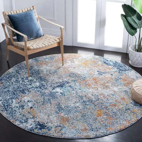 Vista 33 de SAFAVIEH Aston Collection - Alfombra decorativa, 2 x 5 pies, gris claro y gris, diseño abstracto moderno, no desprende pelusa y de fácil cuidado