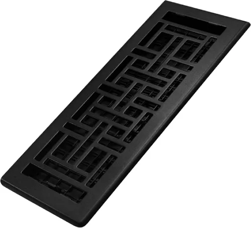 Vista 76 de Decor Grates Registro de suelo oriental AJH212-RB, 2 x 12 pulgadas, acabado de bronce frotado