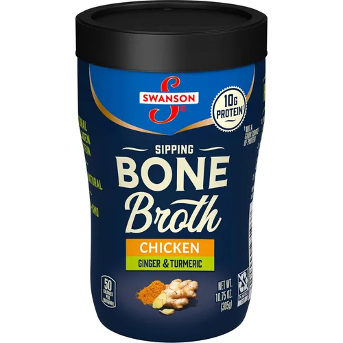 Vista 16 de Caldo de hueso de res para beber Swanson S, taza microondas de 10.75 oz