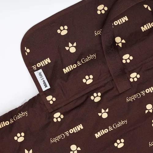Vista 7 de Milo&Gabby Tom Tiger - Saco de dormir, almohada extraíble y relleno de edredón, algodón de 320 hilos