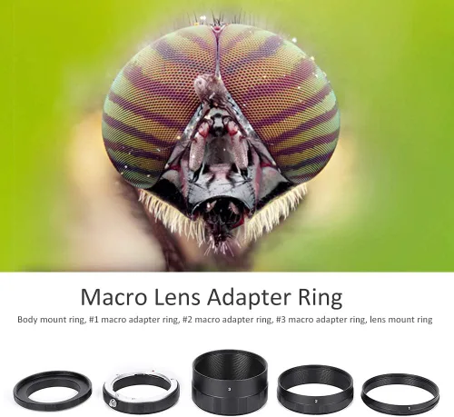 Vista 5 de Macro Fotografía Extensión Adaptador Tubo Lente de Primer Plano para Cámara Sin Espejo Montaje E, para A7 A7R A7S NEX-7 6 5T 5C 5R 5N F3 C3 3 A6000