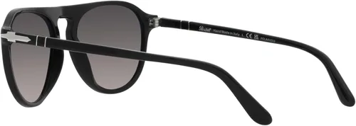 Vista 5 de Persol mens Po3302s Aviator Sunglasses Polarizado degradado negro/gris