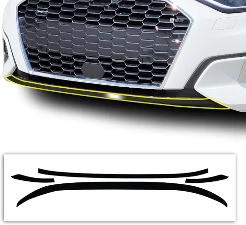 Vista 11 de BOGAR TECH DESIGNS Kit de revestimiento de vinilo precortado para Audi A3 2022-2024, acabado opaco negro brillante