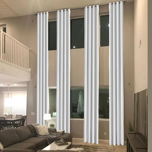 Vista 14 de cololeaf Cortinas opacas extralargas de níquel con ojales, cortinas opacas con aislamiento térmico para loft, sala de estar, dormitorio, habitación
