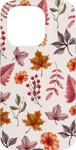 Vista 14 de Halloween Pattern Fall Leaves Pattern - Autumn Season Case for iPhone 17