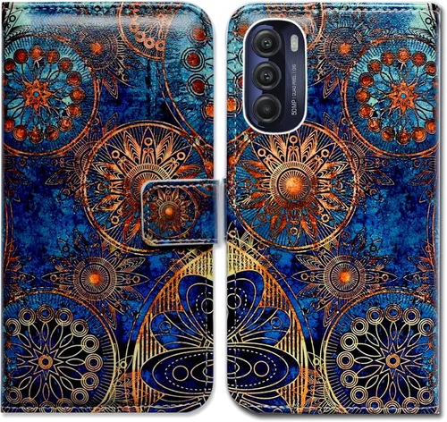 Vista 19 de Bcov Funda para Moto G Stylus 5G 2022 (no compatible con G Stylus 5G 2021), funda de cuero con tapa y ranura para tarjeta y soporte para Motorola
