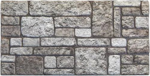 Vista 2 de Dundee Deco Paneles de pared 3D de ladrillo sintético, revestimiento, paneles de pared con aspecto de piedra gris, revestimiento de espuma