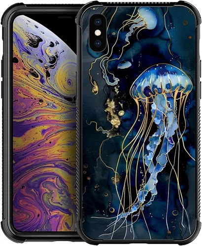 Vista 59 de Funda compatible con iPhone XR, diseño de elefantes africanos para niñas, diseño de patrón a prueba de golpes, antiarañazos, carcasa trasera