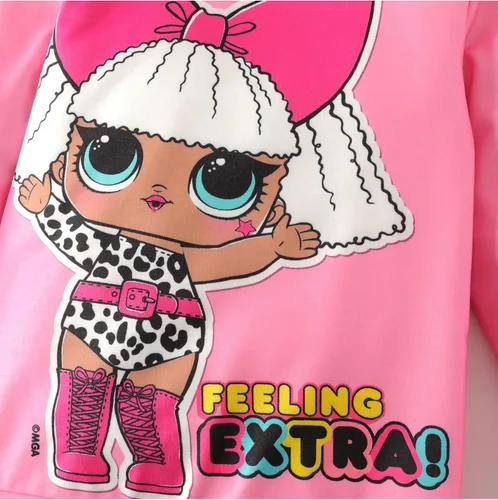 Vista 3 de L.O.L. Surprise! Little Big Girls LongSleeve T-Shirt Crewneck Pullover Sweatshirt 4Y-12Y
