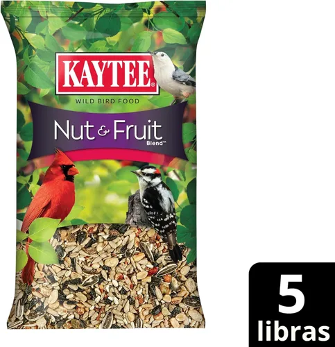 Vista 12 de Kaytee Nut & Fruit - Semilla de ave silvestre, 5 lb