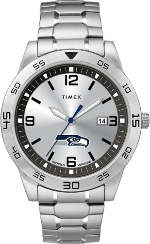 Vista 16 de Timex Tribute Reloj de cuarzo para hombre Citation de 42 mm con correa de acero inoxidable