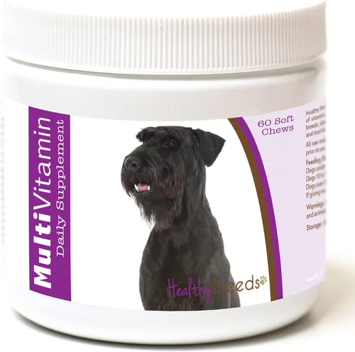 Vista 93 de Healthy Breeds Affenpinscher - Masticables blandos multivitamínicos, 60