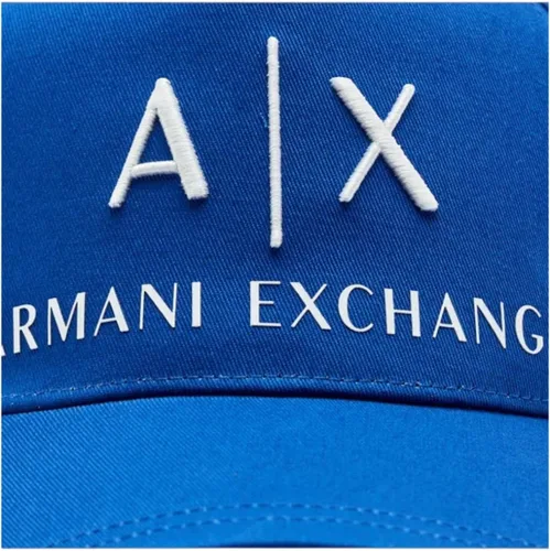 Vista 31 de A X ARMANI EXCHANGE - Gorra con logotipo para hombre
