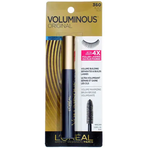 Vista 5 de L'Oreal Paris Máscara Voluminosa Original: Negro #305