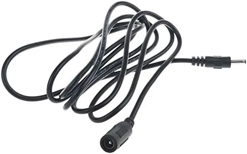 Vista 3 de AC 18V 12V 9V 6V Barril Plug Cable de alimentación Aproximadamente 6 pies (5.9 ft) Adaptador de CA Extensor Cable de extensión hembra Jack: 0.217 in