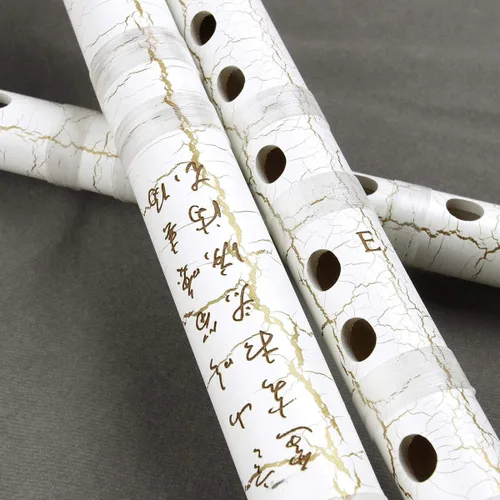 Vista 7 de Flautas de viento de madera clásica flauta de bambú instrumento musical chino tradicional Dizi transversal Flauta para principiantes (tecla C)